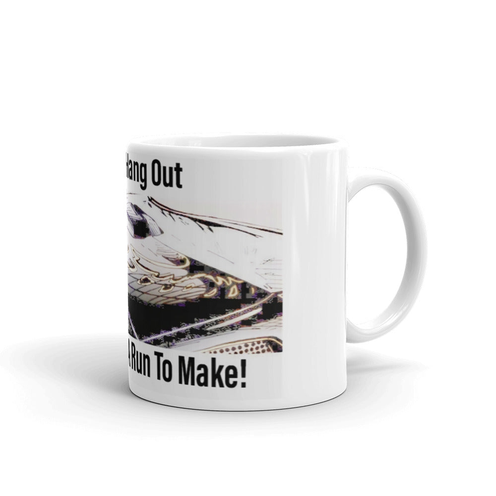 Let it All Hang Out - White glossy mug